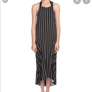 Balenciaga Striped Halter Apron Dress ❤️